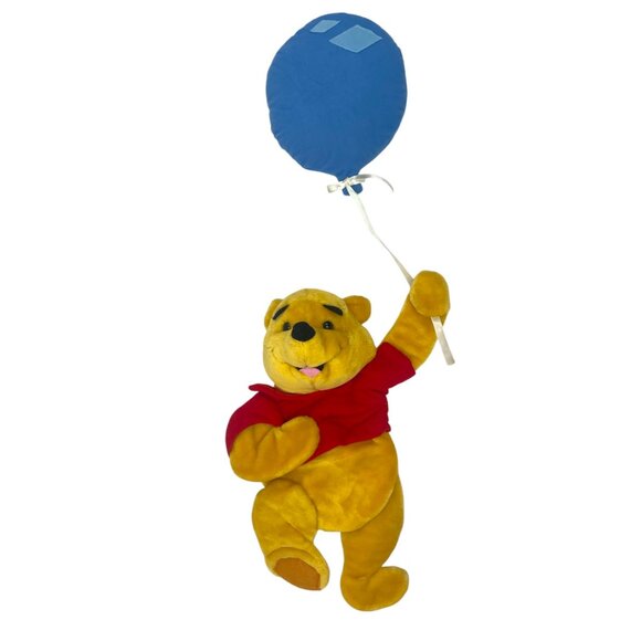 Winnie The Pooh Bear Balloon Vintage Soft Plush Wall Hanging Décor Baby Room - Picture 1 of 9